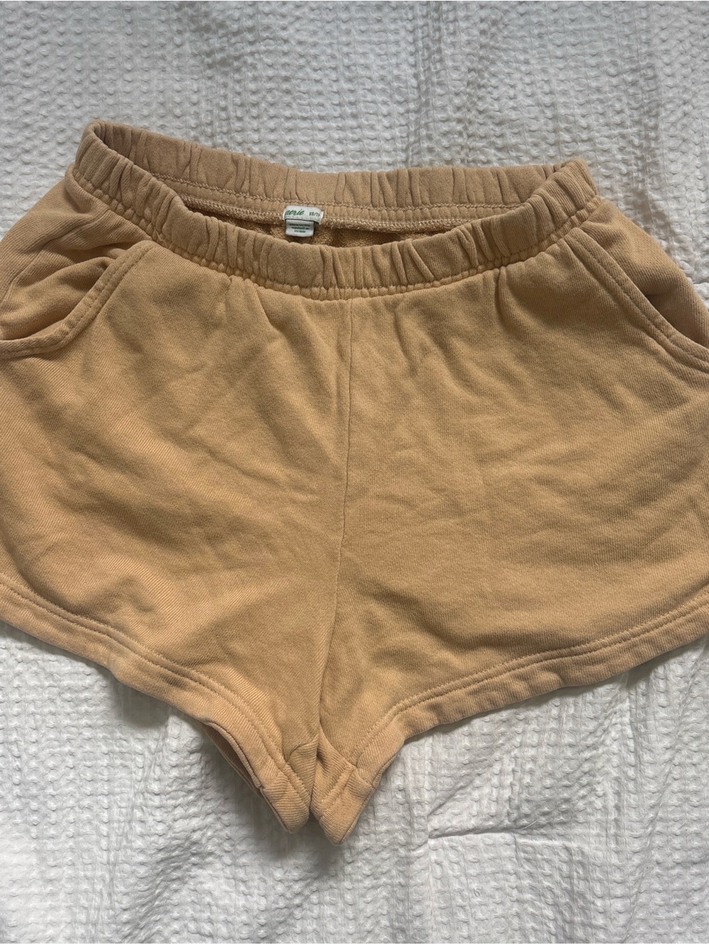 Aerie Soft Tan Fleece Lounge Shorts